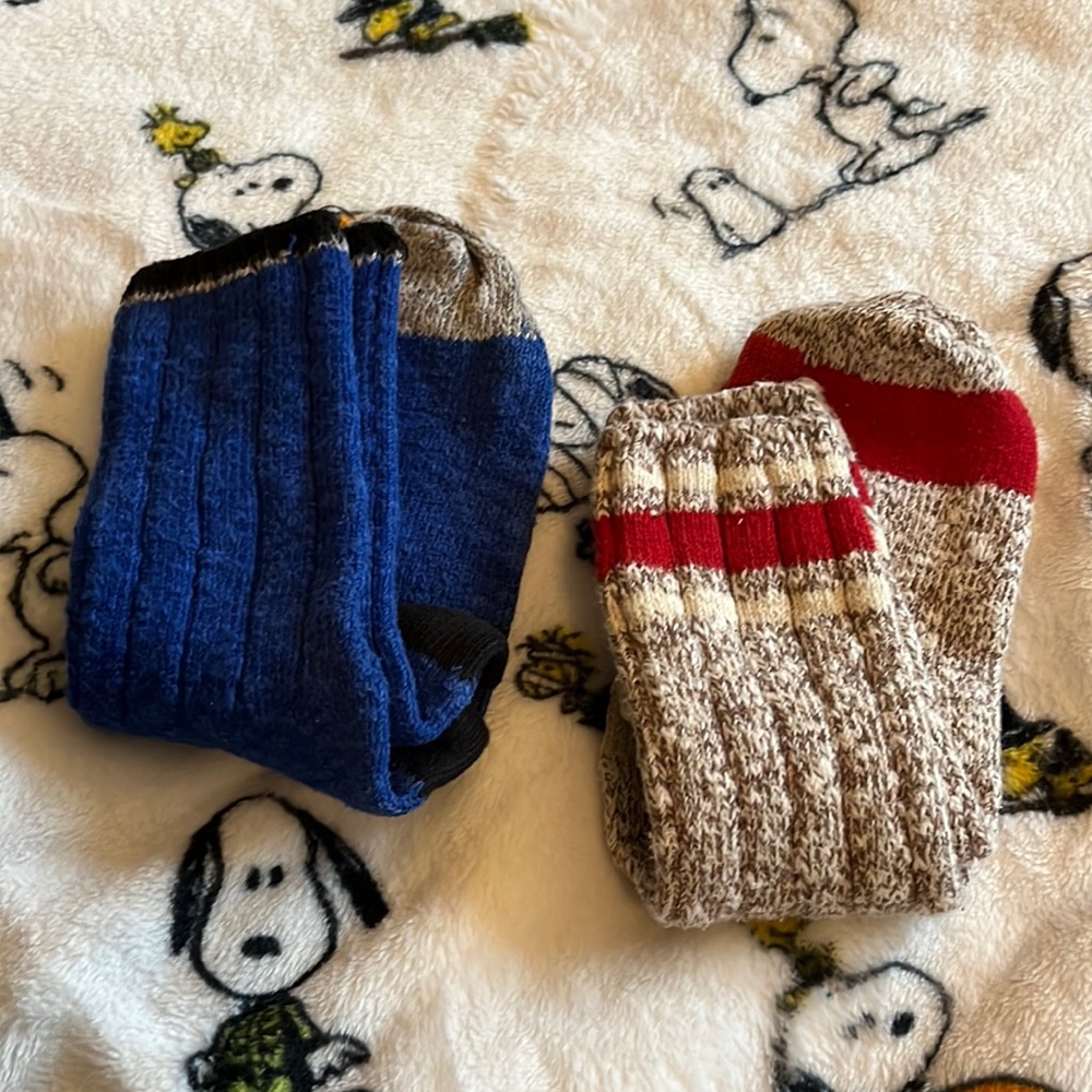 2x Sock Bundle - Thick Socks for Warmth!